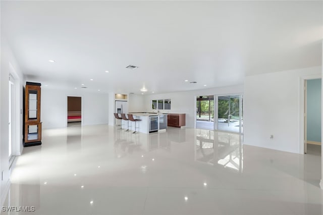 view of unfurnished living room