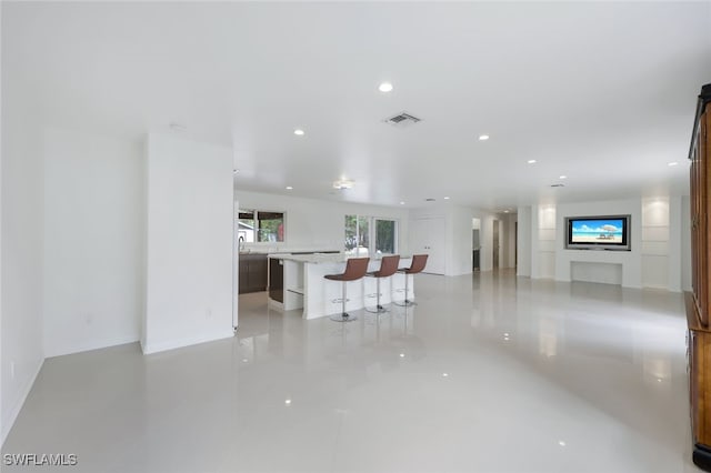 view of unfurnished living room