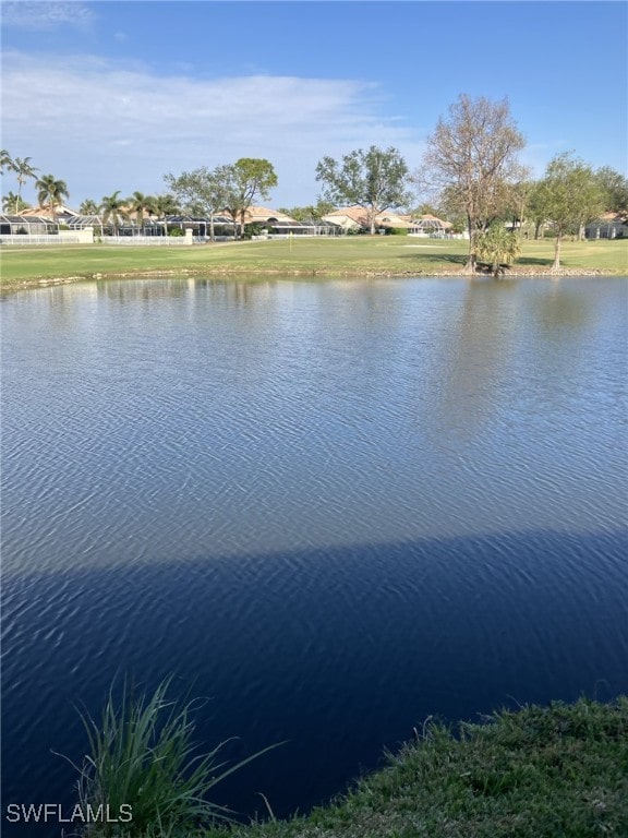 view of water feature