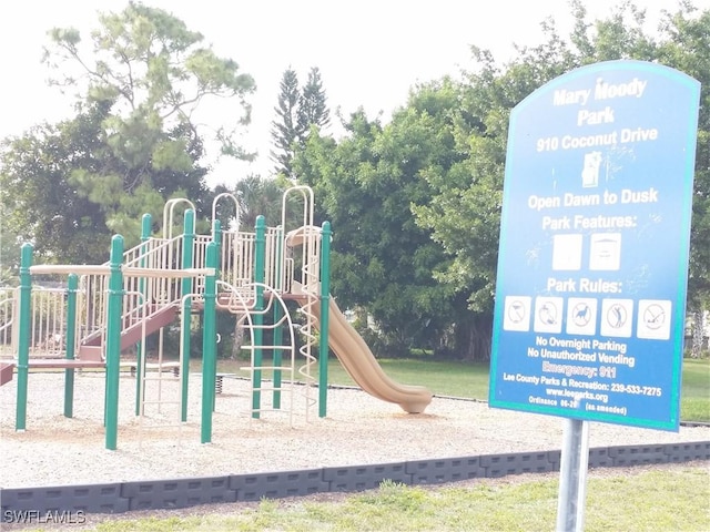 view of jungle gym