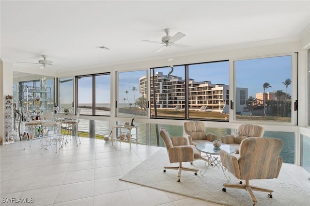 2246 Gulf Shore Blvd N Unit L2, Naples, FL 34102 - sunroom with plenty of natural light and visible vents