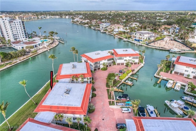 2246 Gulf Shore Blvd N Unit L2, Naples, FL 34102 - aerial view featuring a water view