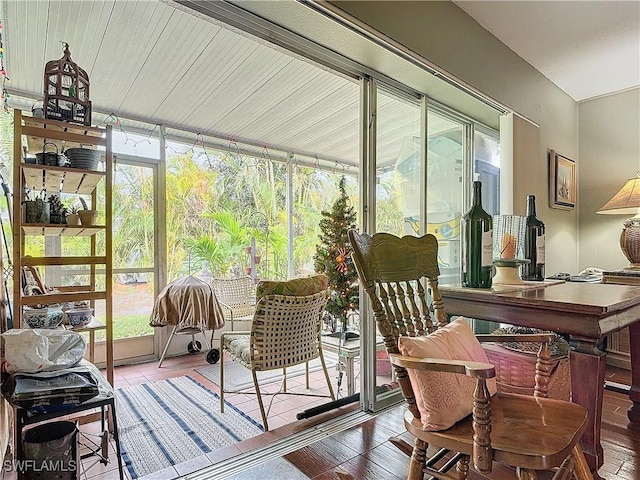 sunroom / solarium with plenty of natural light