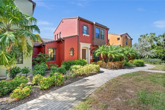 view of front of home