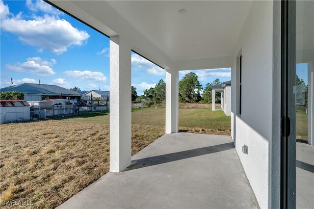 view of patio