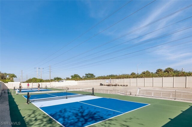 view of sport court