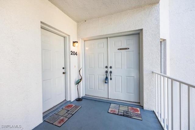 view of entrance to property