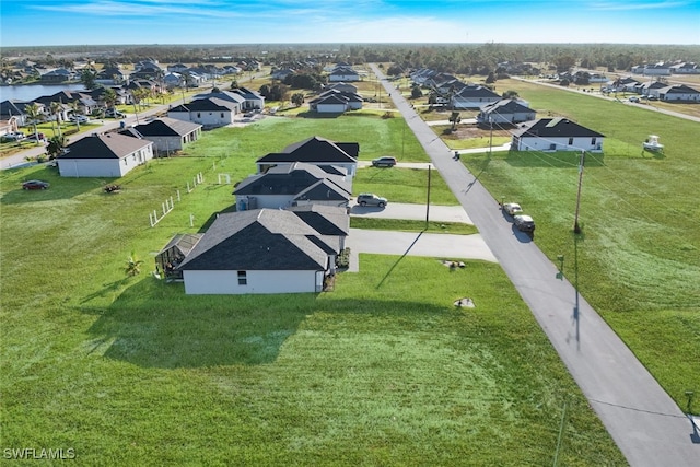 birds eye view of property featuring a residential view