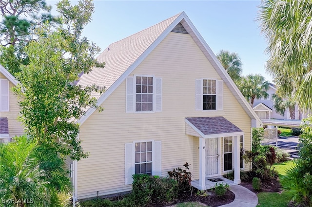 view of front of home