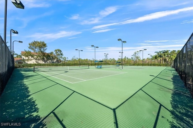 view of sport court featuring basketball court