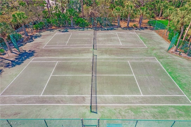 view of sport court