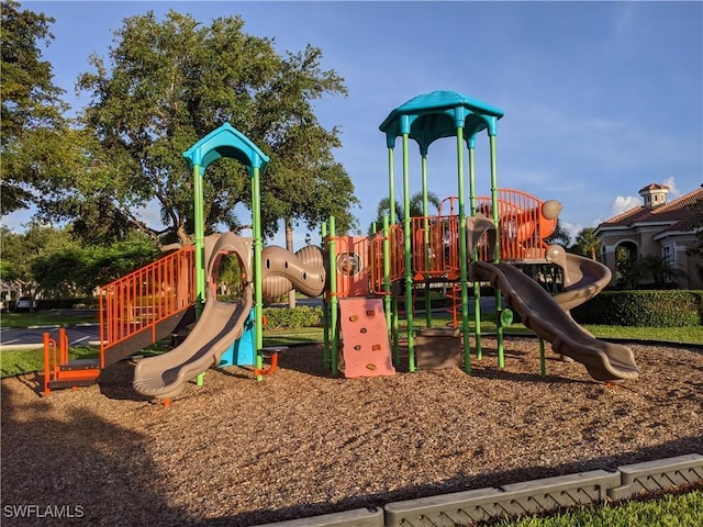 view of play area