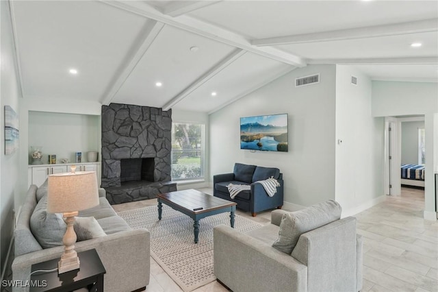 1298 Par View Dr, Sanibel, FL 33957 - living room featuring recessed lighting, a fireplace, and baseboards
