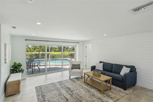 1298 Par View Dr, Sanibel, FL 33957 - tiled living room featuring recessed lighting