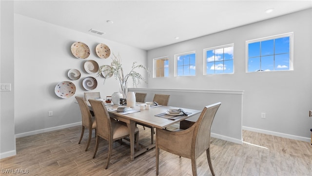 view of dining room