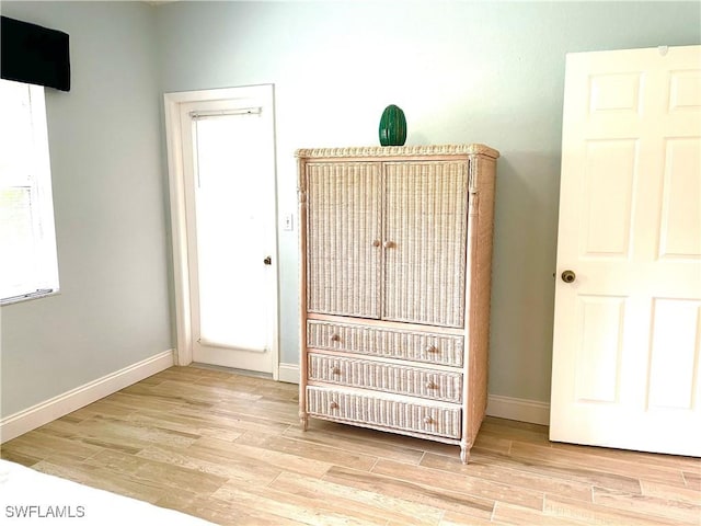 interior details with wood-type flooring