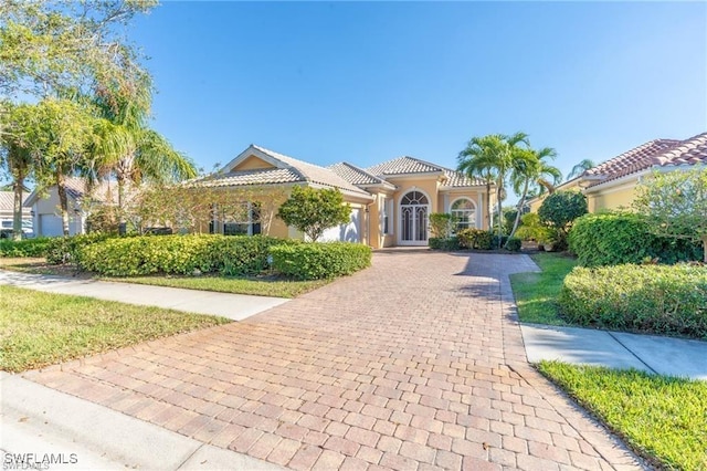 view of mediterranean / spanish house