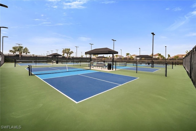 view of tennis court