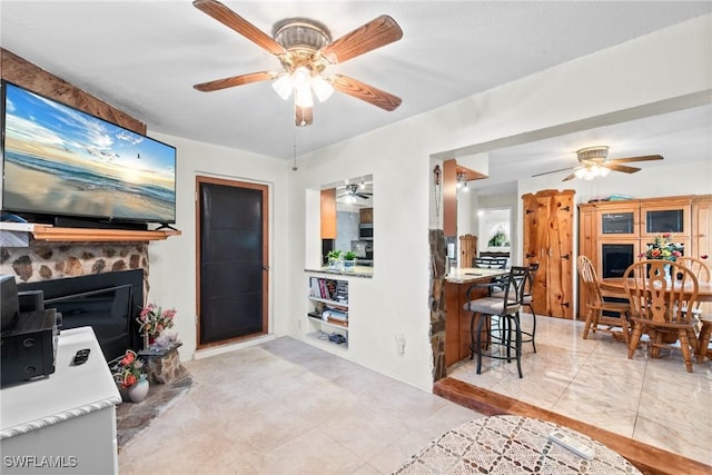 view of living room