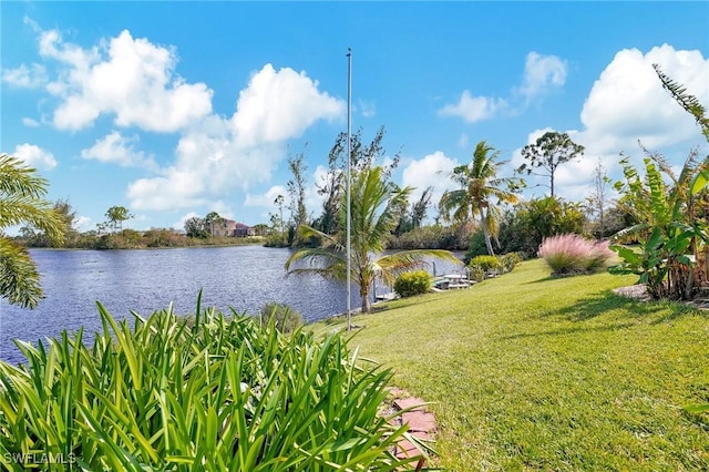 view of water feature