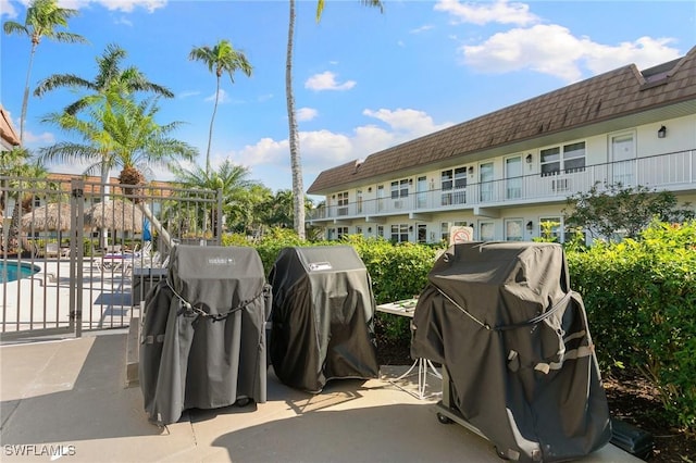 view of patio / terrace with grilling area