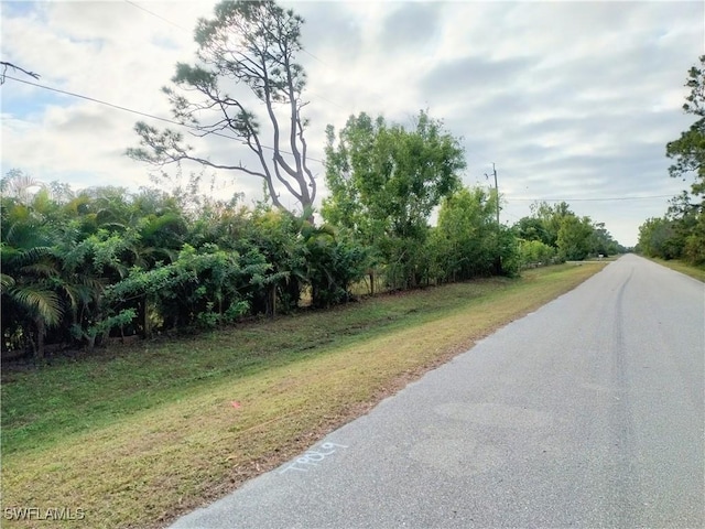 view of road