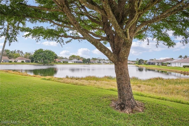 property view of water