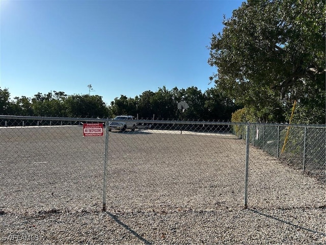 exterior space with fence