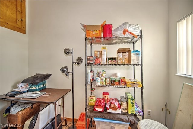 view of pantry