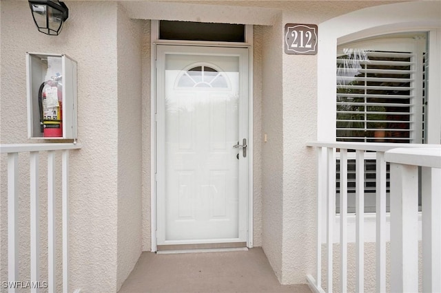 view of entrance to property