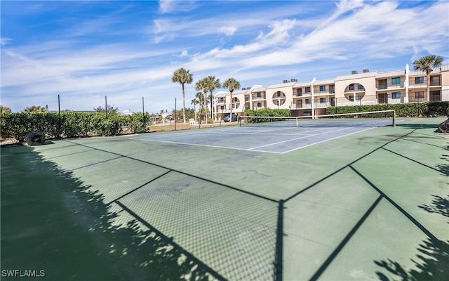 view of sport court