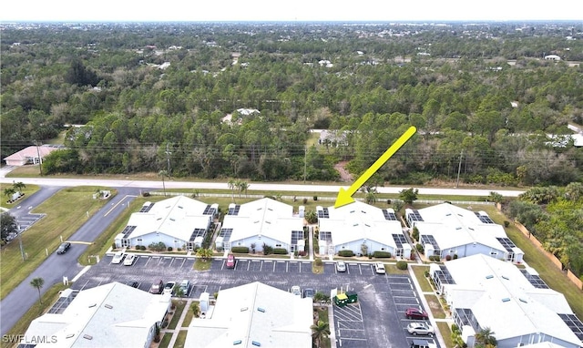 3300 Loveland Blvd Unit 3303, Punta Gorda, FL 33980 - bird's eye view of a heavily wooded area