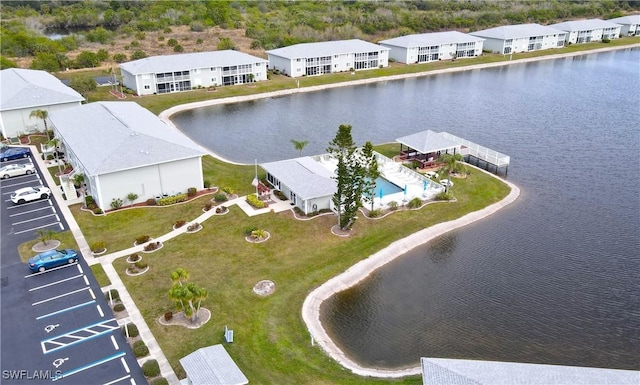 3300 Loveland Blvd Unit 3303, Punta Gorda, FL 33980 - drone / aerial view of a large body of water and a pool area