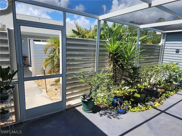 3300 Loveland Blvd Unit 3303, Punta Gorda, FL 33980 - view of unfurnished sunroom