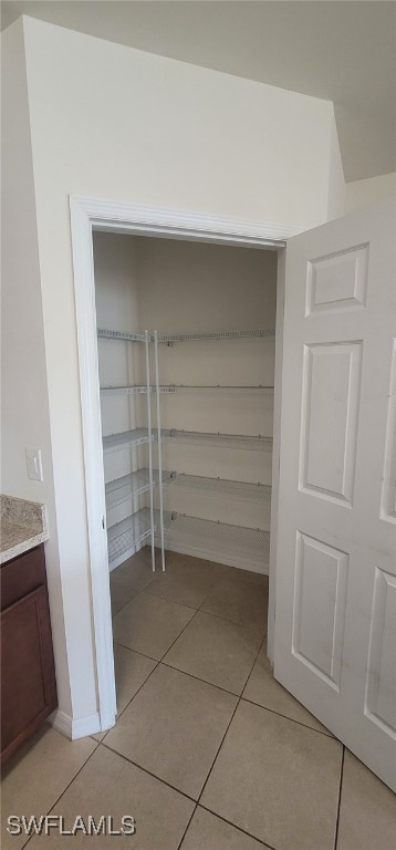 view of pantry