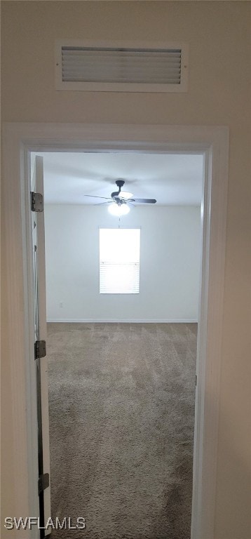 spare room with carpet floors