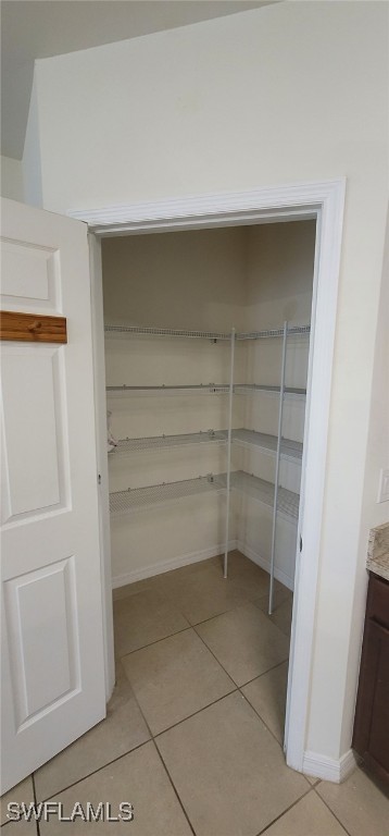 view of pantry