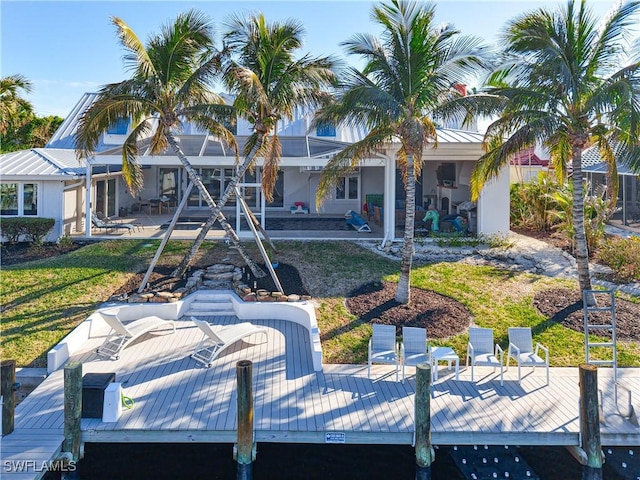 rear view of house with a patio area