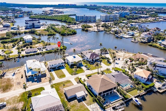 4861 Regal, Bonita Springs, FL 34134 - aerial view featuring a water view