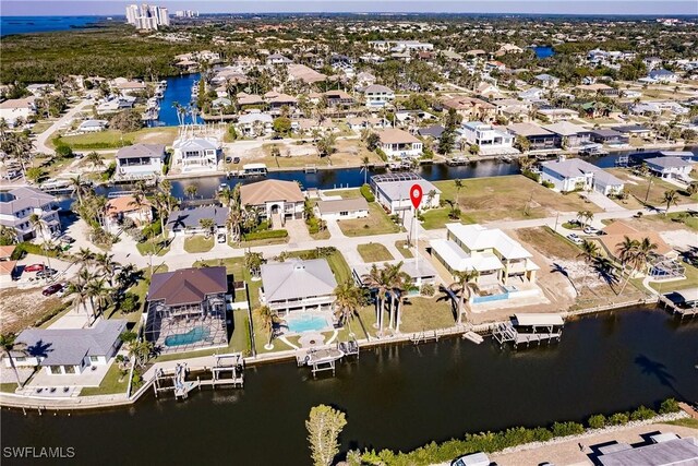 4861 Regal, Bonita Springs, FL 34134 - birds eye view of property with a water view
