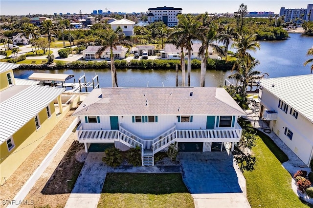 4861 Regal, Bonita Springs, FL 34134 - bird's eye view featuring a water view