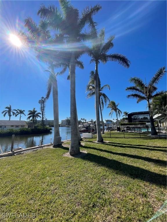 4861 Regal, Bonita Springs, FL 34134 - view of yard featuring a water view