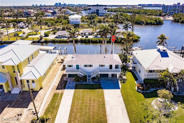 4861 Regal, Bonita Springs, FL 34134 - aerial view featuring a water view