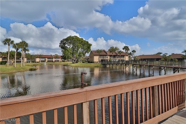 water view featuring a residential view