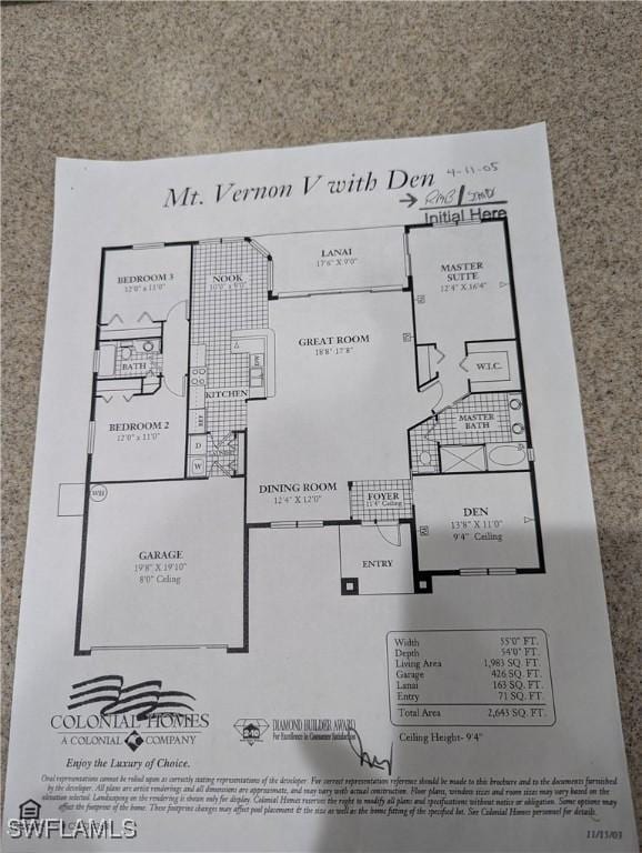 view of layout