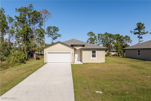 view of front of house featuring a front yard