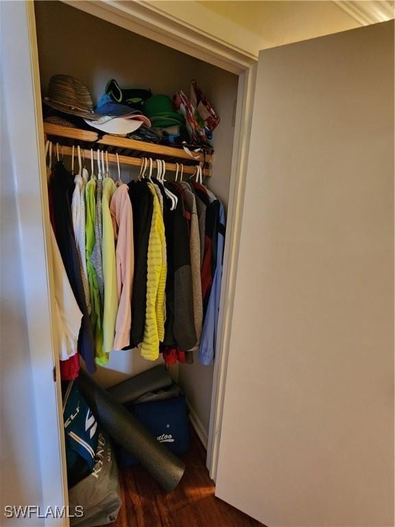 view of closet