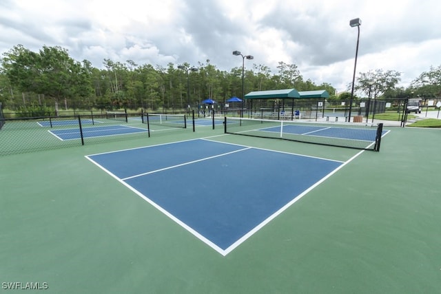 view of sport court with basketball court