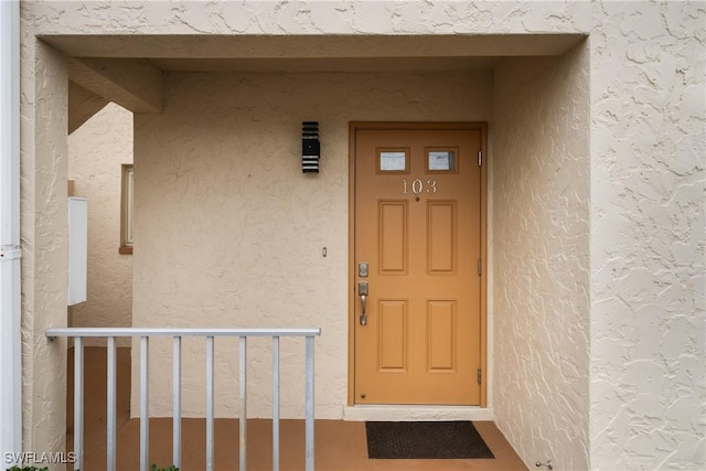 view of entrance to property