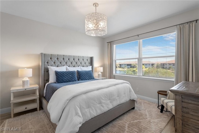 bedroom featuring multiple windows